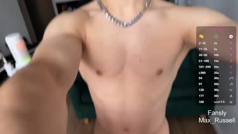 Snapshot of max_russell chatting on May 29, 2026, 1:09 pm Former Porn Star online show from May 29, 2026, 1:09 pm