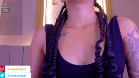 Snapshot of megan_browns1 chatting on January 14, 2026, 1:06 pm Megan online show from January 14, 2026, 1:06 pm