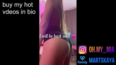 Snapshot of mia4sin chatting on January 25, 2025, 7:49 am Mia Martskaya online show from January 25, 2025, 7:49 am