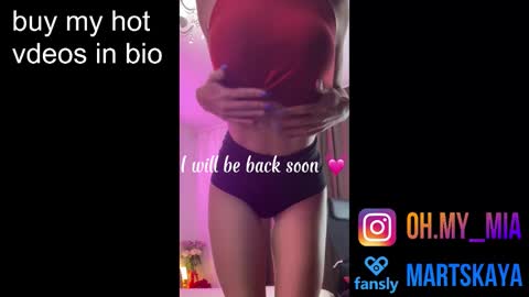 Snapshot of mia4sin chatting on September 25, 2025, 9:46 am Mia Martskaya online show from September 25, 2025, 9:46 am