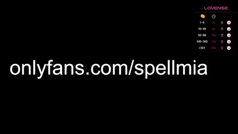 Mia  instagram miasspell online show from January 20, 2025, 1:50 am