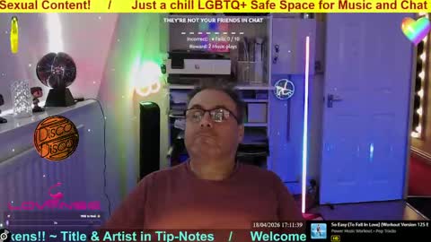 Snapshot of mick_mod chatting on April 18, 2026, 4:11 pm Professional Moderator Mick Mickey online show from April 18, 2026, 4:11 pm