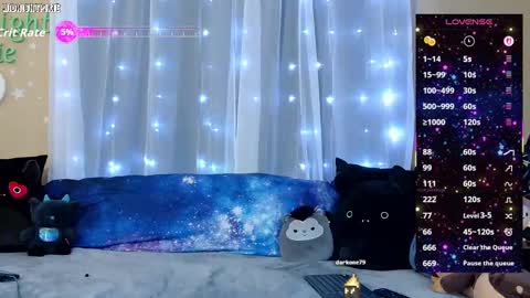 Snapshot of midnightpixie chatting on September 10, 2025, 7:36 pm Jenna Talia online show from September 10, 2025, 7:36 pm
