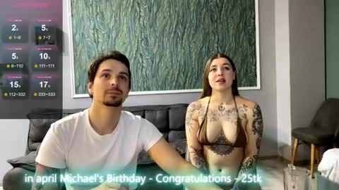 Snapshot of miley_and_michael chatting on April 18, 2026, 7:58 pm Miley and Michael online show from April 18, 2026, 7:58 pm