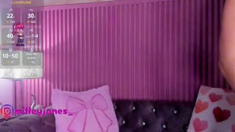 Snapshot of milleyjones_ chatting on February 20, 2026, 11:43 am milleyjones_ online show from February 20, 2026, 11:43 am