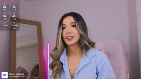 Snapshot of missmonaco chatting on February 3, 2026, 2:53 am Emma Rivera online show from February 3, 2026, 2:53 am