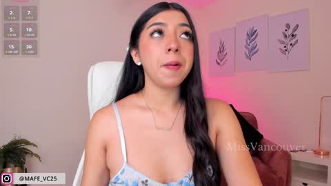 Snapshot of missvancouver_ chatting on January 14, 2025, 11:37 pm Mafe Jimenez online show from January 14, 2025, 11:37 pm