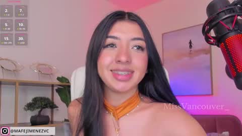 Snapshot of missvancouver_ chatting on February 20, 2025, 6:39 am Mafe Jimenez online show from February 20, 2025, 6:39 am