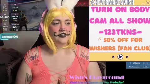 Wishs Playground online show from March 24, 2026, 9:25 am