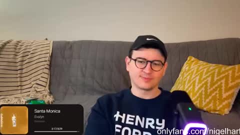 Nigel Hart online show from February 8, 2025, 2:26 am