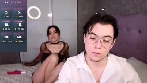 Snapshot of nightfloat chatting on February 23, 2025, 10:20 pm Daisy nd Tyler 3 online show from February 23, 2025, 10:20 pm