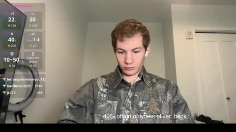 Oliver Beck online show from May 6, 2026, 6:35 pm