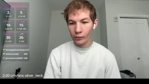 Oliver Beck online show from May 15, 2026, 7:10 pm