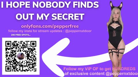 Snapshot of pepperxminthe chatting on January 15, 2025, 7:05 am pepperxminthe online show from January 15, 2025, 7:05 am