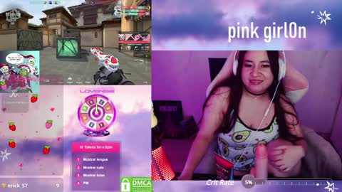 Snapshot of pink_girl0n chatting on December 9, 2024, 9:17 am Kitty online show from December 9, 2024, 9:17 am