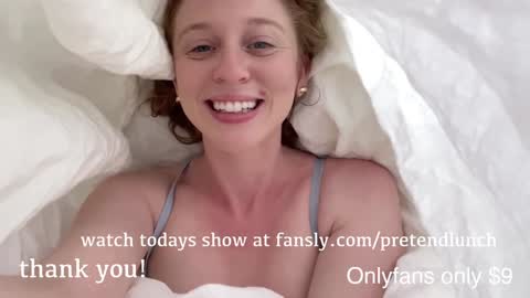 Snapshot of pretendlunch chatting on January 26, 2025, 6:16 pm Pretend online show from January 26, 2025, 6:16 pm