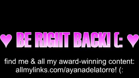 Snapshot of queenayana chatting on July 14, 2026, 2:05 am Ayana Delatorre online show from July 14, 2026, 2:05 am