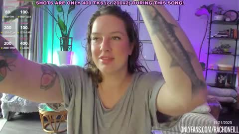 Snapshot of rach_oneill chatting on November 21, 2025, 3:11 pm Rach ONeill online show from November 21, 2025, 3:11 pm