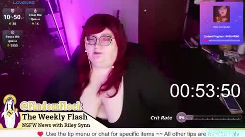 Snapshot of rileysynn chatting on May 30, 2026, 5:37 am RileySynn online show from May 30, 2026, 5:37 am