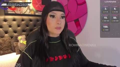 ROMINA OWEN online show from March 13, 2026, 6:31 am