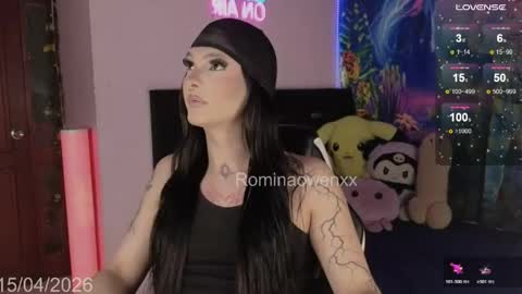 ROMINA OWEN online show from April 15, 2026, 5:03 am