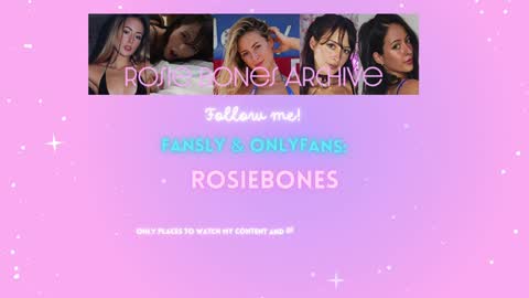 Snapshot of rosiebones chatting on January 4, 2025, 3:40 am Rosie Bones online show from January 4, 2025, 3:40 am