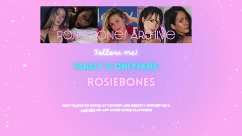 Snapshot of rosiebones chatting on January 6, 2025, 3:42 am Rosie Bones online show from January 6, 2025, 3:42 am