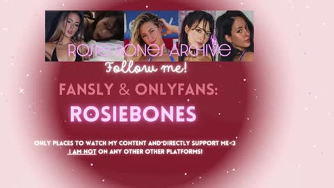 Snapshot of rosiebones chatting on October 6, 2025, 9:12 pm Rosie Bones online show from October 6, 2025, 9:12 pm