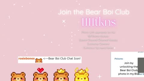 Snapshot of rosiebones chatting on October 20, 2025, 11:16 pm Rosie Bones online show from October 20, 2025, 11:16 pm