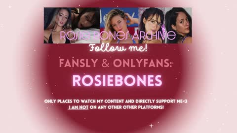 Snapshot of rosiebones chatting on December 5, 2025, 12:08 am Rosie Bones online show from December 5, 2025, 12:08 am
