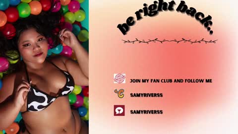 Snapshot of samyriverss chatting on December 6, 2024, 6:26 am Samy online show from December 6, 2024, 6:26 am