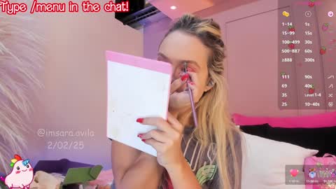Snapshot of saraavila_ chatting on February 2, 2025, 11:00 pm SaraAvila online show from February 2, 2025, 11:00 pm