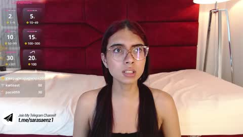 Snapshot of sarasaenz_99 chatting on January 18, 2025, 10:39 pm Sara online show from January 18, 2025, 10:39 pm