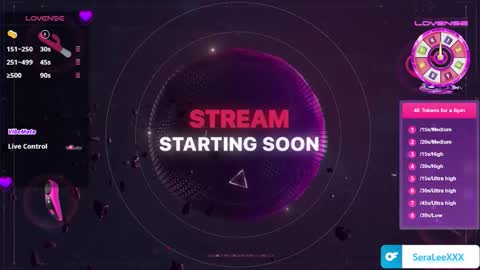 SeraLeeXXX online show from October 19, 2025, 7:36 pm