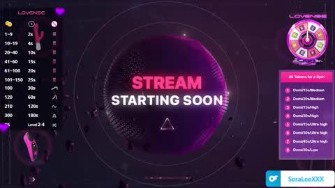 SeraLeeXXX online show from October 20, 2025, 3:56 pm