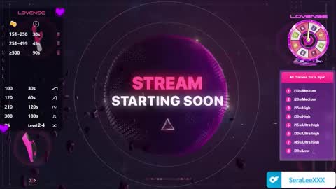 SeraLeeXXX online show from October 27, 2025, 5:06 pm