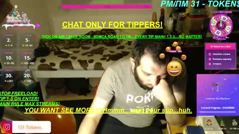 Snapshot of sexymacho7793 chatting on January 2, 2025, 8:24 pm BISEXPRINCE777 online show from January 2, 2025, 8:24 pm