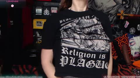 Allmylinkssilentmary666 online show from January 31, 2025, 4:25 am