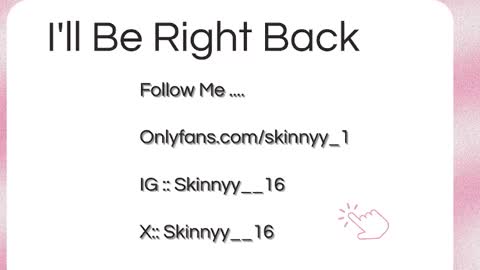 Skinnyy   online show from March 28, 2026, 8:58 am