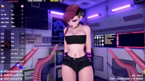 SkyeAnette online show from November 29, 2025, 2:14 am