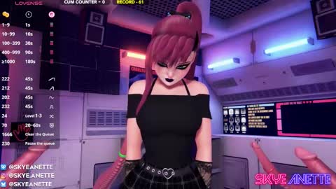 SkyeAnette online show from January 16, 2026, 2:15 am