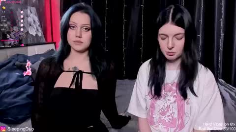 Snapshot of sleepingduo chatting on January 10, 2026, 5:37 pm Hi We are Iva and Angela Nice to meet u 3 online show from January 10, 2026, 5:37 pm