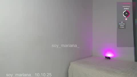 M A R I A N A online show from October 10, 2025, 7:18 am