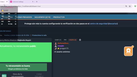 Snapshot of stefaniadiazz_ chatting on January 13, 2025, 12:02 pm Stafania 3 online show from January 13, 2025, 12:02 pm
