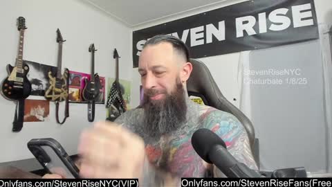 StevenRiseNYC online show from January 8, 2025, 1:41 pm