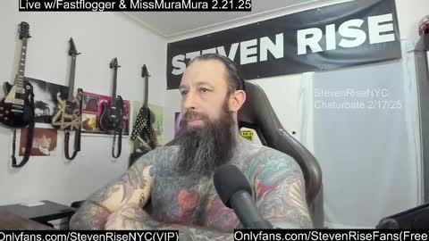 StevenRiseNYC online show from February 18, 2025, 1:00 pm