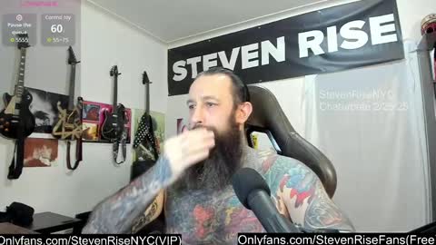 StevenRiseNYC online show from February 26, 2025, 4:03 am