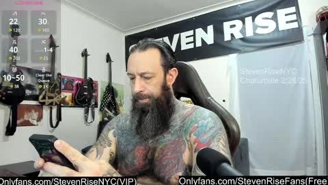 StevenRiseNYC online show from February 28, 2025, 12:09 pm