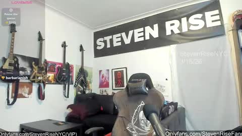 Snapshot of stevenrisenyc chatting on March 17, 2026, 12:15 am StevenRiseNYC online show from March 17, 2026, 12:15 am