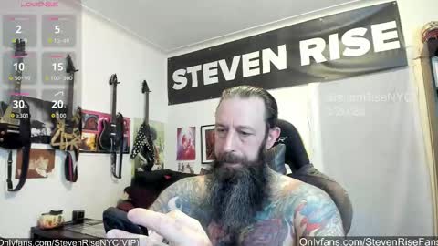 Snapshot of stevenrisenyc chatting on March 20, 2026, 12:54 pm StevenRiseNYC online show from March 20, 2026, 12:54 pm